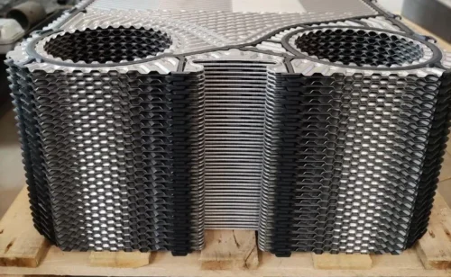 Hőcserélő lemez raktározás - készletről