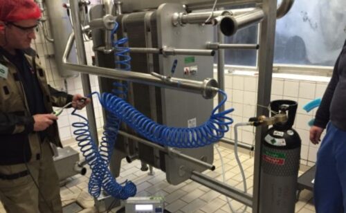 Hőcserélő szivárgás diagnosztika